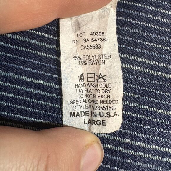 Nally & Millie Tunic Top Women L Peacock Feather Print Asymmetrical Hem Boho - Picture 5 of 8